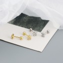 Stephanotis Flower Stud Earrings - MLYH045