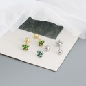 Stephanotis Flower Stud Earrings - MLYH045