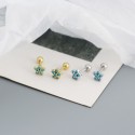 Stephanotis Flower Stud Earrings - MLYH045