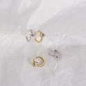 Pave Evil Eye Hoop Earrings - MLYH051