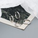 Baroque Hammered Hoop Earrings - MLYH054