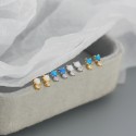 Minimalist Style Opal Stud Earrings - MLYH055