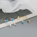 Minimalist Style Opal Stud Earrings - MLYH055