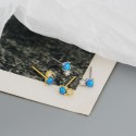 Minimalist Style Opal Stud Earrings - MLYH055