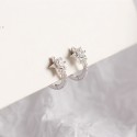 Shining Star Hoop Earrings - MLYH061