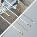Stackable Flat Snake Chain Necklace - MLYH063