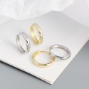 Minimalist Style Plain Hoop Earrings - MLYH064