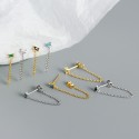 Stackable Tassel Chain Earrings - MLYH067