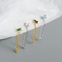Stackable Tassel Chain Earrings - MLYH067