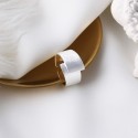 Statement Brushed Open Ring - MLYH071
