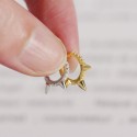 Punk Style Rivet Shaped Hoop Earrings - MLYH073