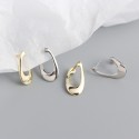 Elegant Irregular Hoop Earrings - MLYH081