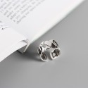 Statement Braided Shape Open Ring - MLYH084