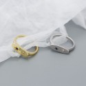 Minimalist Eight Awn Star Open Ring - MLYH088