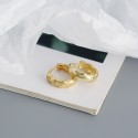 Sparkling Pave Diamond Hoop Earrings - MLYH089