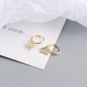 Sparkling Pave Butterfly Dangle Earrings - MLYH091
