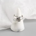 Statement Irregular Wavy Open Ring - MLYH095