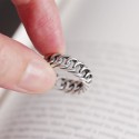 Vintage Chain Shaped Open Ring - MLYH096