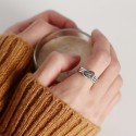 Vintage Knot Shaped Open Ring - MLYH098