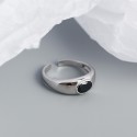 Vintage Oval Gemstone Open Ring - MLYH099