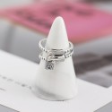Statement Zip Lock Open Ring - MLYH108
