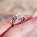 Vintage Tank Chain Shaped Open Ring - MLYH112
