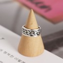 Vintage Tank Chain Shaped Open Ring - MLYH112
