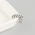 Sweet Chain and Heart Open Ring - MLYH115