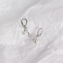 Sweet Knotted Pearl and Gemstone Stud Earrings - MLYH116