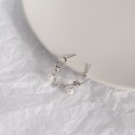 Sweet Knotted Pearl and Gemstone Stud Earrings - MLYH116