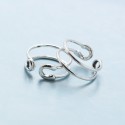 Statement Double Circle Open Ring - MLYH117