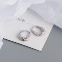 Minimalist Twisted Textured Hoop Earrings - MLYH120