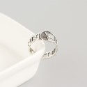 Hollow Star and Chain Open Ring - MLYH122