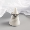 Hollow Star and Chain Open Ring - MLYH122