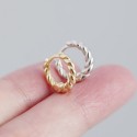 Vintage Twisted Textured Hoop Earrings - MLYH127