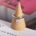 Vintage Smile Face Open Ring - MLYH129