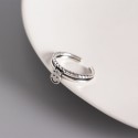 Vintage Smile Face Open Ring - MLYH129