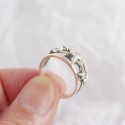 Vintage Hollow Stars Open Ring - MLYH135