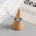 Vintage Hollow Stars Open Ring - MLYH135