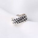 Vintage Chain Shaped Hoop Earrings - MLYH136