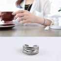 Vintage Twist-shaped Open Ring - MLYH138