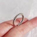Vintage Dotted Line Open Ring - MLYH142