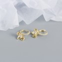 Fashion Pave Sheeps Head Dangle Earrings - MLYH143
