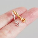 Sparkling Anchor Dangle Earrings - MLYH148
