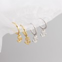 Sparkling Anchor Dangle Earrings - MLYH148