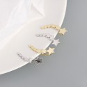 Metallic Stars Stud Earrings - MLYH150