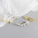 Metallic Stars Stud Earrings - MLYH150