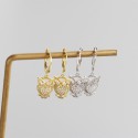 Sparkling Owl Dangle Earrings - MLYH151