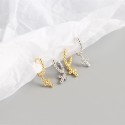 Fashion Dot Cross Dangle Earrings - MLYH152