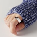 Vintage Square Shaped Open Ring - MLYH153